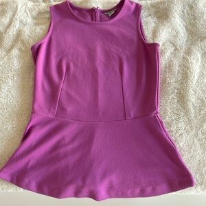 DKNY peplum tank top XS